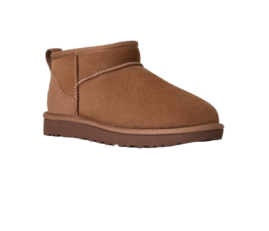 UGG Femme Botte Classic Ultra Mini Marron