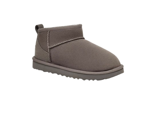 UGG Femme Botte Classic Ultra Mini Gris