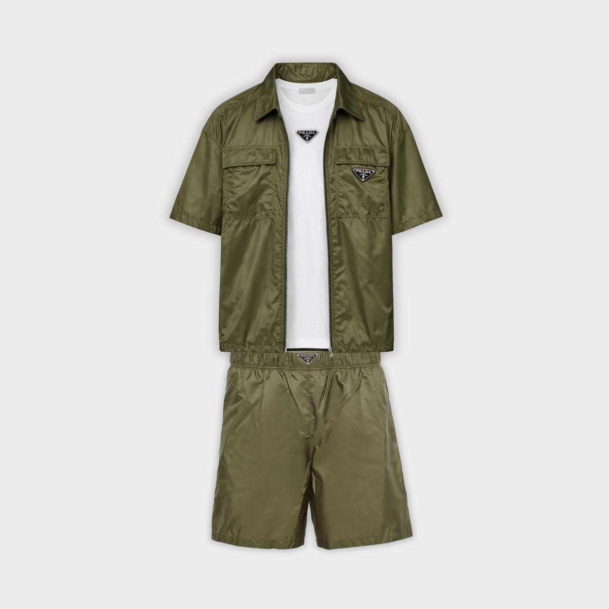 Outfit Prada Kaki + Casquette Offerte
