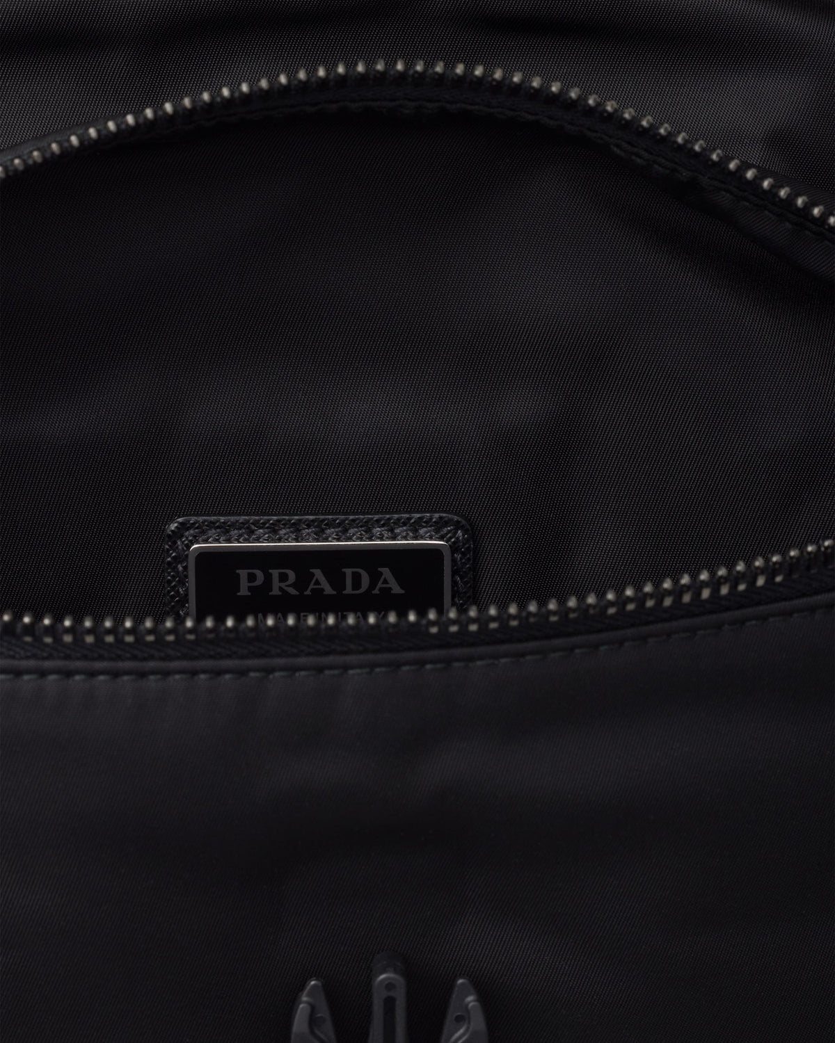 Sac porté épaule en Re-Nylon et cuir Saffiano