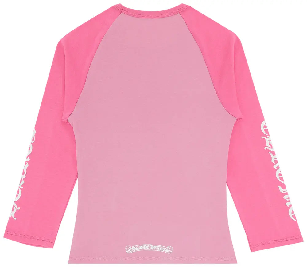 T-Shirt Manche Longue Chrome Heart Rose