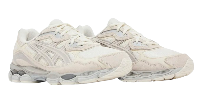 Asics Gris Crème