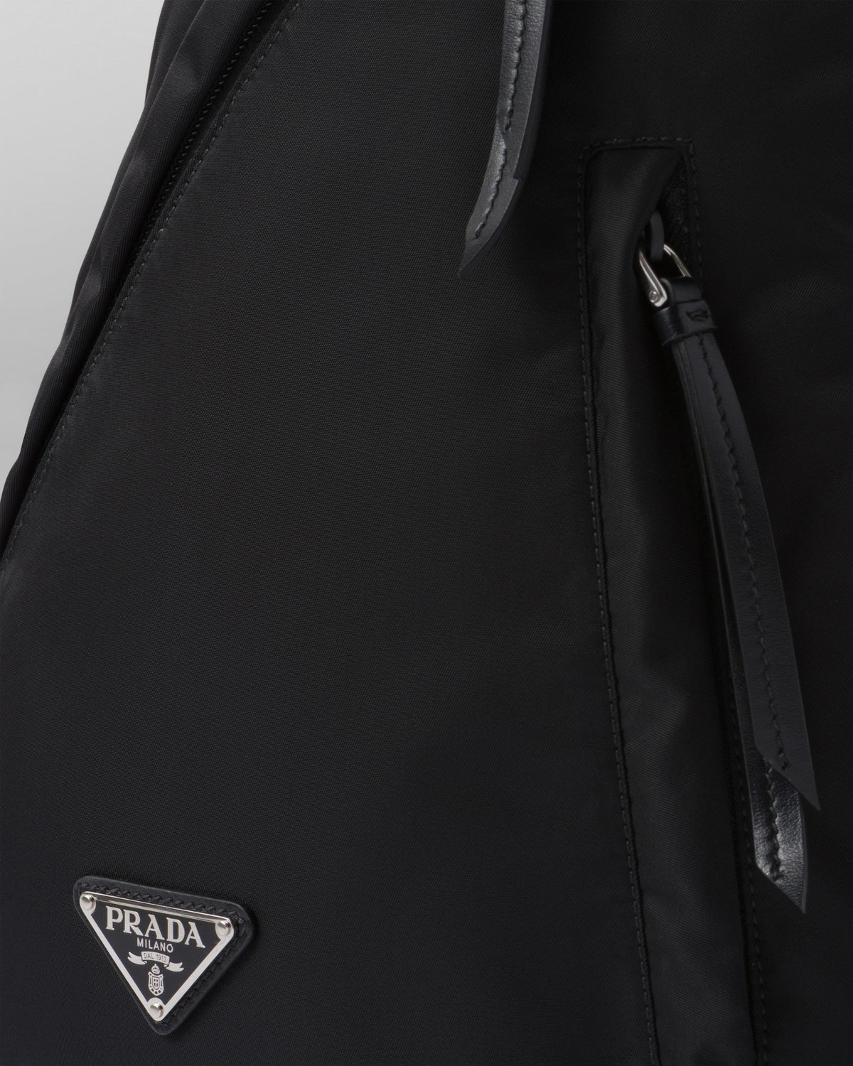 Sac à dos en Re-Nylon et cuir
