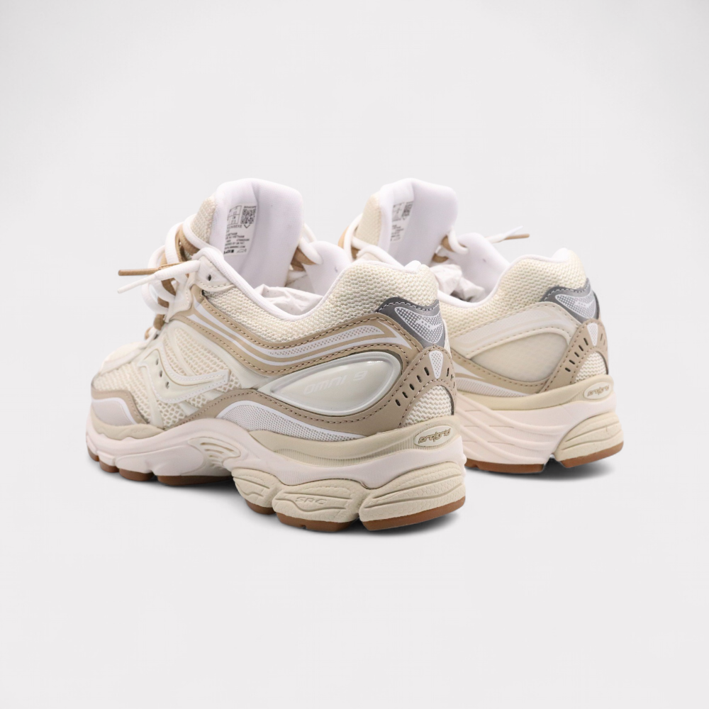 Saucony Progrid Omni 9 Beige - Double Laces