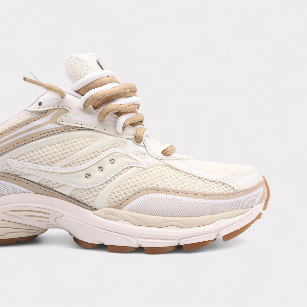 Saucony Progrid Omni 9 Beige - Double Laces
